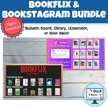 Preview of Bookflix and Bookstagram Bundle