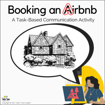 Preview of Booking an Airbnb: Describing a Hotel Room, Task-Based Role Play for ESL/EFL/ELL
