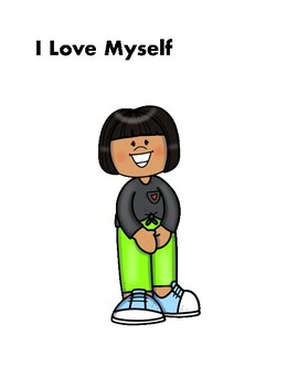 Preview of Booklet About Affirmations for Beginning Readers: I Love Myself