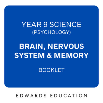 Preview of Booklet: Brain, Nervous System & Memory (Year 9 Psychology)