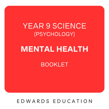 Preview of Booklet: Mental Health (Year 9 Psychology)