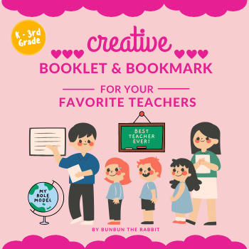 Preview of Booklet and Bookmark for Teacher Appreciation Week & End of the School Year Gift