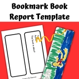Bookmark Book Report Template