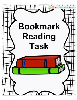 Preview of Bookmark Reading Task