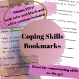Bookmarks: Coping On-the-Go! (PRINTABLE and FILLABLE)