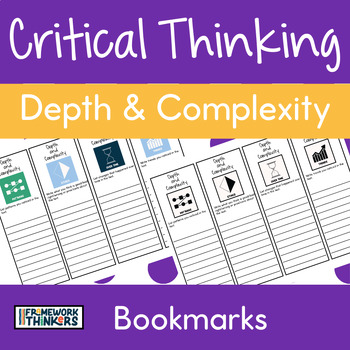 Preview of Bookmarks--Critical Thinking|Depth and Complexity