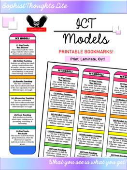 Preview of Bookmarks ICT Integrated Collaborative Teaching Models