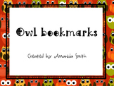 Bookmarks: Owl Themed