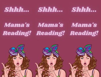 Preview of Bookmarks - Printable - Mama's Reading! - Women's History - Celebrate Women!