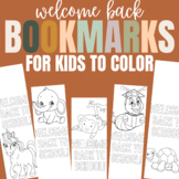 Bookmarks | Welcome Back to School