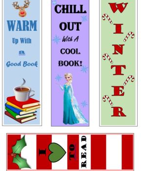 Preview of Bookmarks- Winter