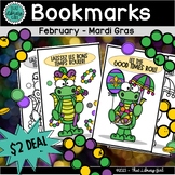 Bookmarks for Mardi Gras | FREEBIE