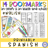 Bookmarks in Spanish - Marcapáginas