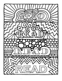 Bookmarks to Color:  Read