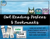 Reading Bookmarks and Posters - Owl Themed