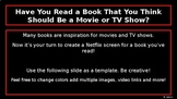 Books Gone Netflix Simple Template