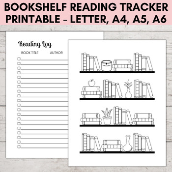 Reading Tracker | Visual Tracker Bookshelf | Books I've Read by Jill E ...