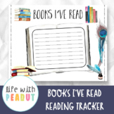 Books I've Read, Student Reading Tracker