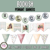 Books & Reading Pennant Banners Literary Theme Classroom o