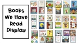 Books We Have Read Display Back to School Edition