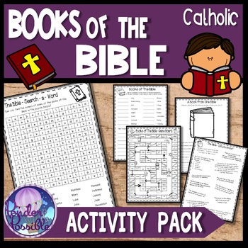 Preview of Books of The Bible: Catholic  Activity Pack for The Old and New Testament