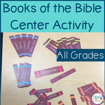 Preview of Books of the Bible Printable Game Center Activity