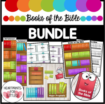 Preview of Books of the Bible Bundle, Old and New Testament, 66 Books, Bible Memorization