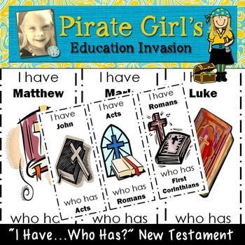 Preview of Books of the Bible Game Pack (New Testament)