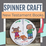 Books of the Bible New Testament Spinner Craft for Kids to