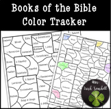 Books of the Bible Tracker Coloring Page Printable 