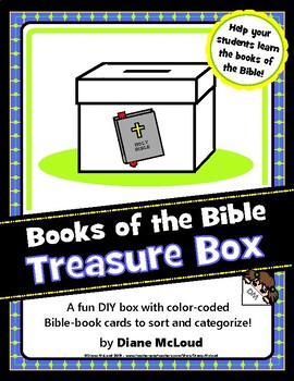 Preview of Books of the Bible Treasure Box—DIY Craft to teach the Books of the Bible!
