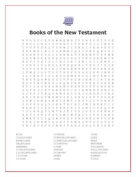 books of the bible word searches old and new testament by cabin boy