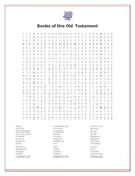 Books of the Bible Word Searches: Old and New Testament