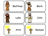 Books of the New Testament Printable Flashcards. Preschool