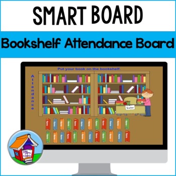 Preview of Library Bookshelf Attendance on the Smart Board™
