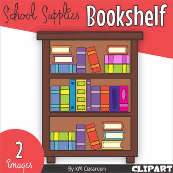 Bookshelf Back To School Clipart By Km Classroom Tpt