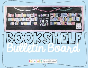 Preview of Bookshelf Bulletin Board (Interactive!)