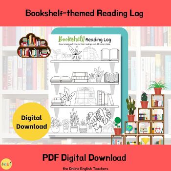 Bookshelf Reading Log By Learn With Theoet 