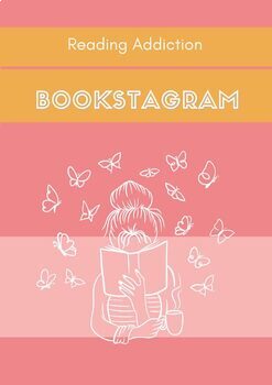Preview of Bookstagram Planner, Reading Tracker, Book Review planner, For Bookstagrammers.