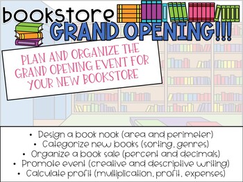 Preview of Bookstore Grand Opening Project-Print and Digital