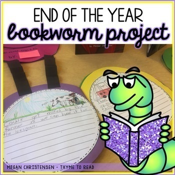 Preview of Bookworm Book Project for the End of the Year