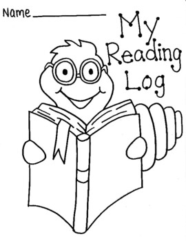 Preview of Bookworm Reading Log PRINTABLE ! (2 pages)