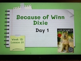 Bookworms Aligned Because of Winn Dixie Google Slides AND 