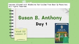 Bookworms Aligned Susan B. Anthony Novel Study (Weeks 19-2
