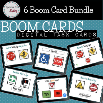 Preview of Boom Bundle: Leveled Learning of Community/Safety Signs