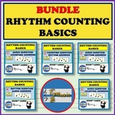Boom™ Card BUNDLE Rhythm Counting Basics Quarter/8th Combinations-Two 8th Rests