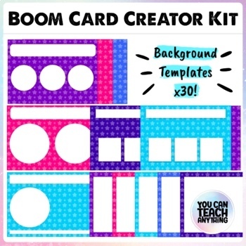 Preview of Boom Card Background Templates