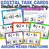 Boom Card Deck {Adding Mixed Fractions}