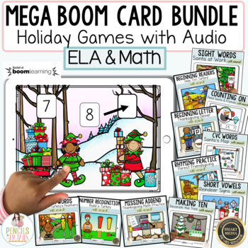 Preview of Digital Year Round Holiday Boom™ Cards | PreK | Kindergarten | 1st Grade