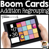 Boom Cards™ 2 Digit Addition with Regrouping